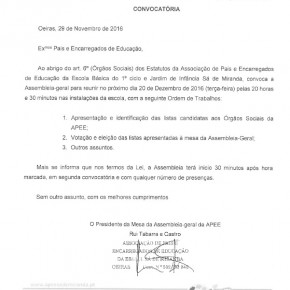 convocatoria